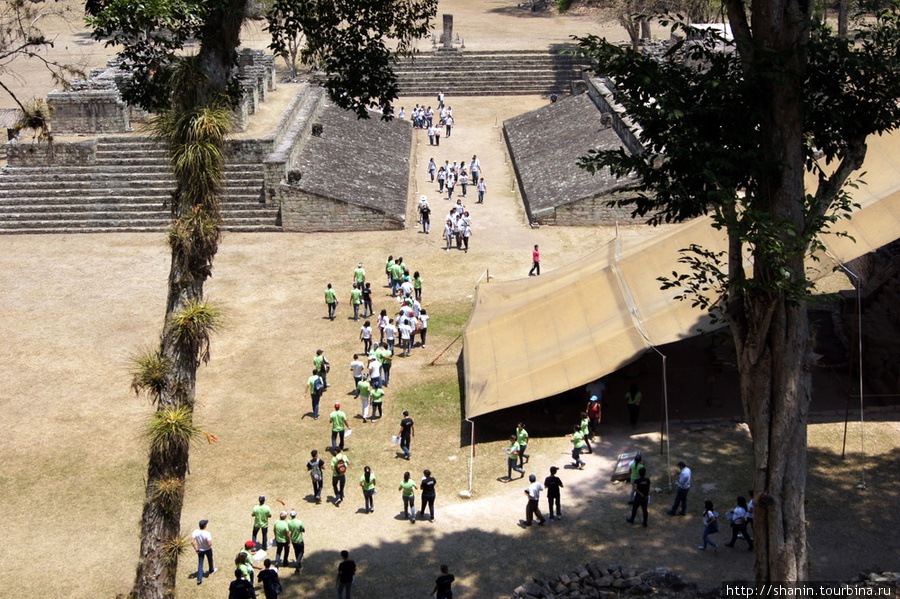 Площадка для игры в мяч Копан-Руинас, Гондурас