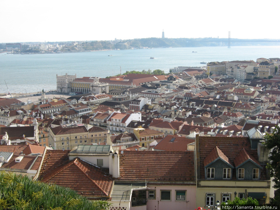 Сан Жоржу и вид на Лиссабон Лиссабон, Португалия