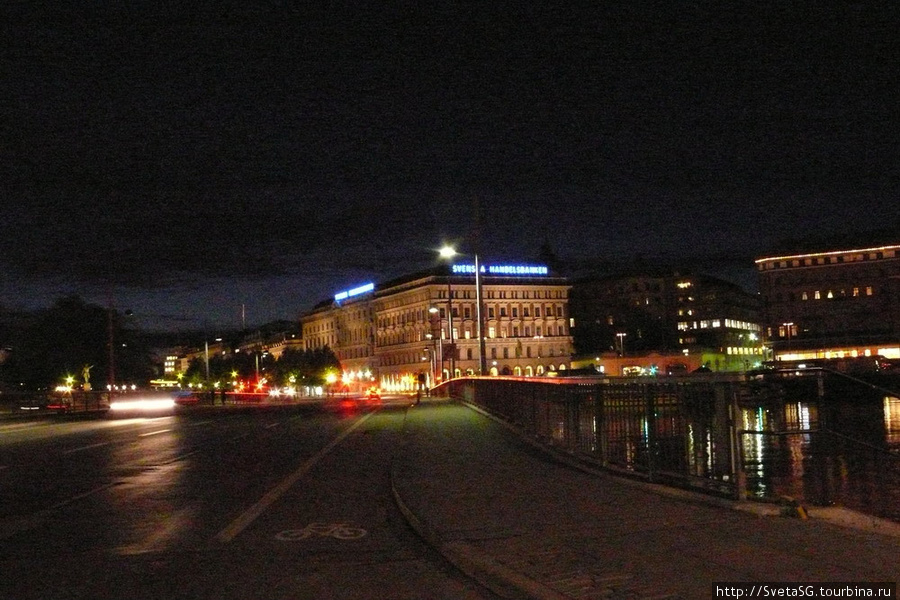 Ночной Стокгольм. Май 2008г. Стокгольм, Швеция