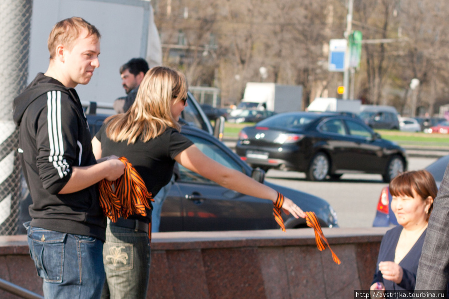 Москва накануне Первомая Москва, Россия