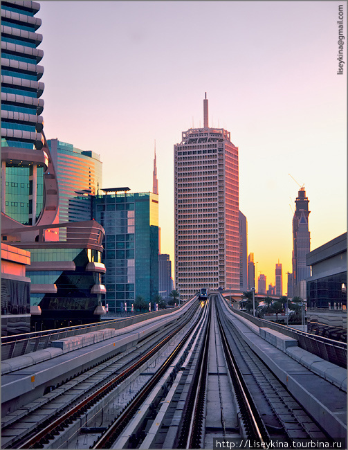 Дубайское метро Дубай, ОАЭ