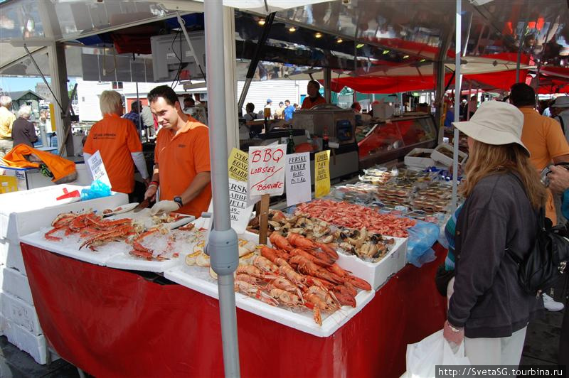 Рыбный рынок. Берген, Норвегия