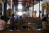 В церкви Ла Реколексион в Леоне