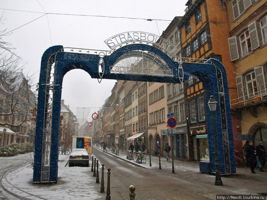 Ворота на Рождественскую ярмарку Страсбург, Франция