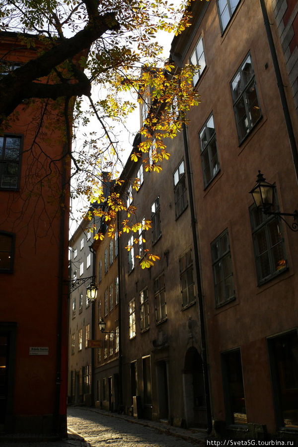 Улочка Стокгольма Стокгольм, Швеция