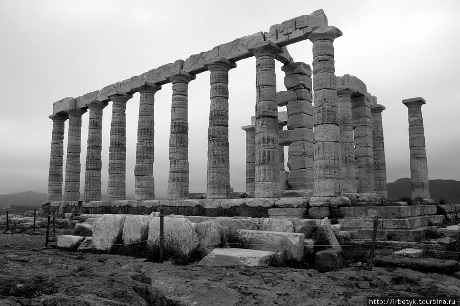 Храм Посейдона на мысе Сунион, Аттика Греция