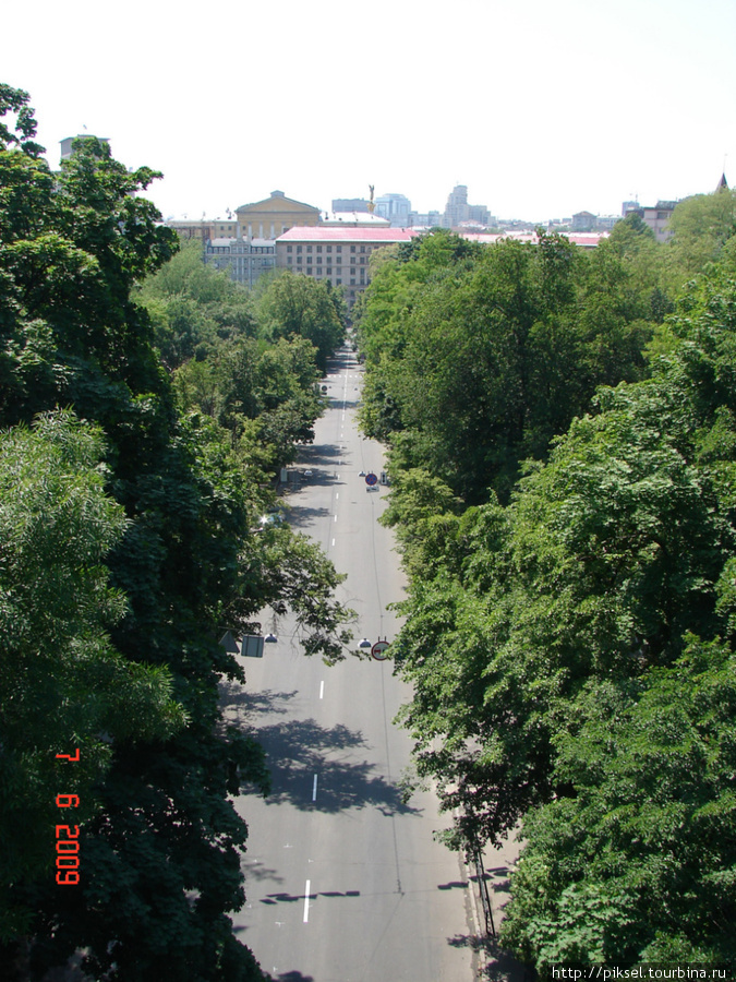 Вид на центральную часть Киева Киев, Украина