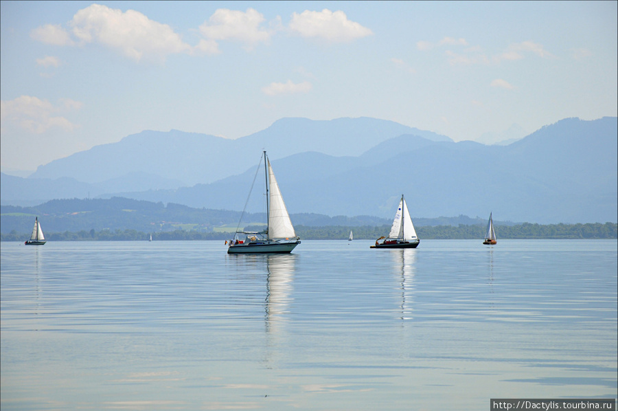 Кимзее, Баварское море Земля Бавария, Германия