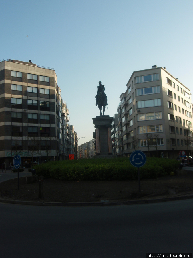 Памятник королю Леопольду I Остенде, Бельгия