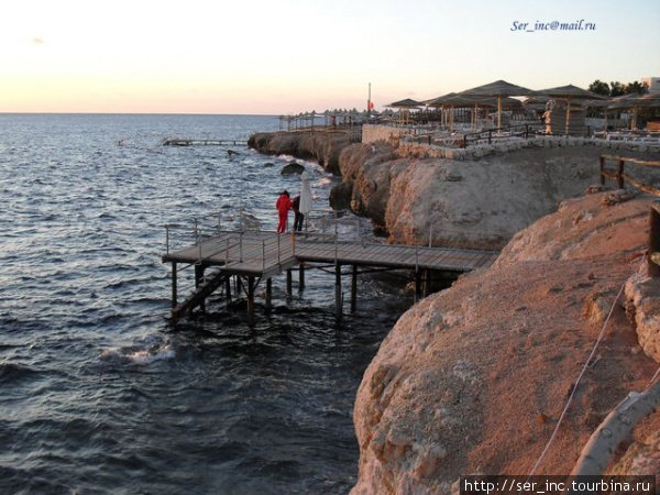 Раннее утро на пляже Reef Beach Шарм-Эль-Шейх, Египет