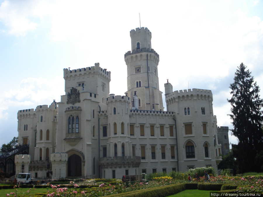 Сказочный замок Глубока -над -Вталвой