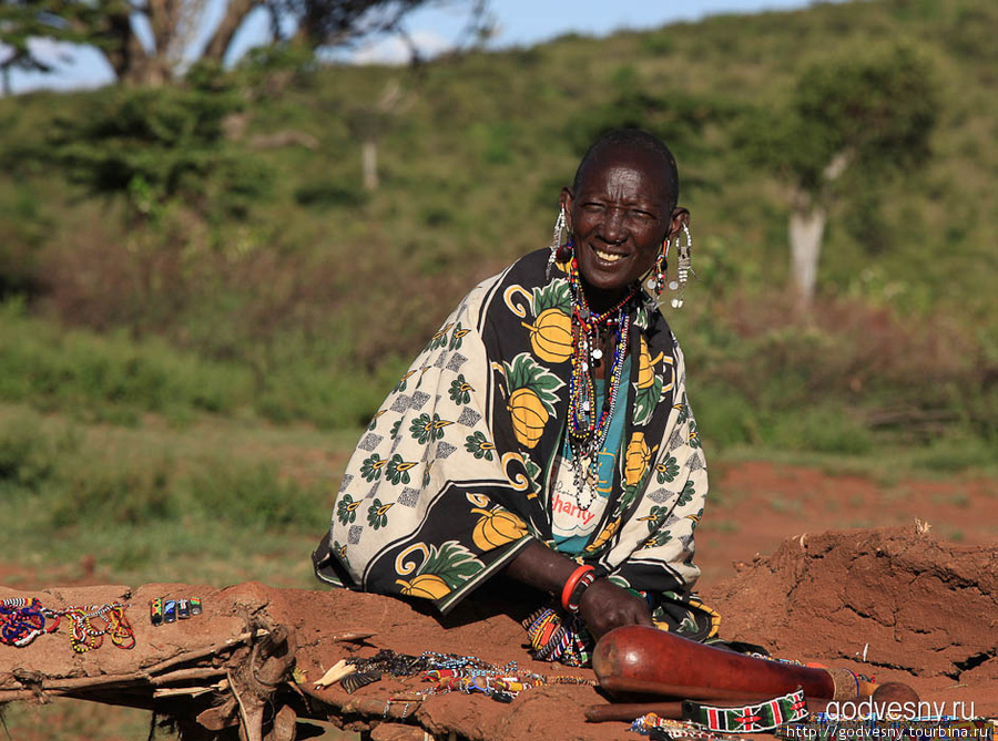 Деревня масаев Кения