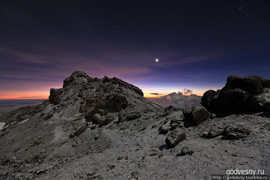Килиманджаро. Часть третья. Момент абсолютного счастья Гора (вулкан) Килиманджаро (5895м), Танзания