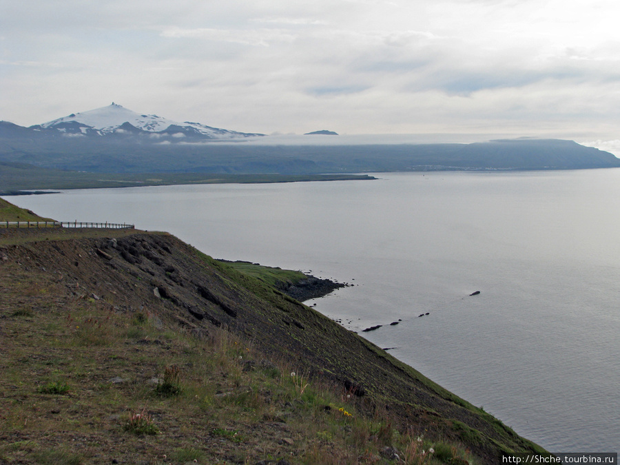местами дорога проходит прямо вдоль моря Западная Исландия, Исландия