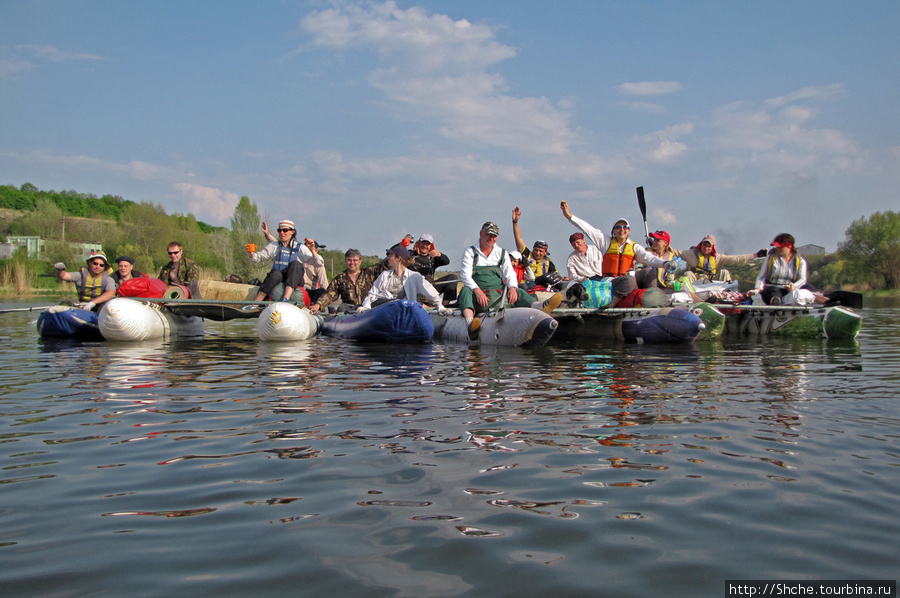 Традиционная сцепка и по-пятьдесят за отплыв Первомайск, Украина