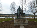 первый памятник Рубцову в Вологодской области