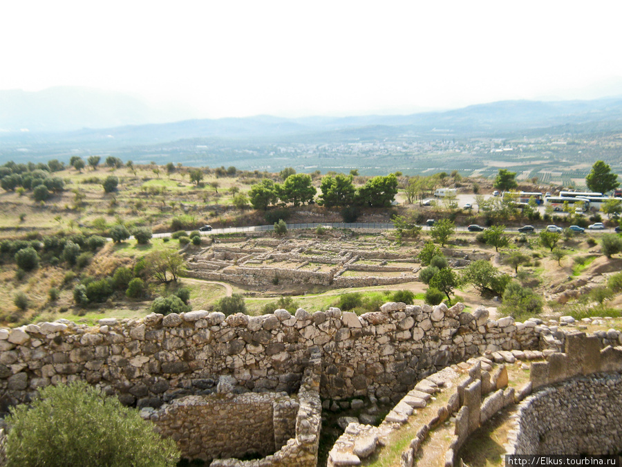 Львиные ворота, место где убили Агамемнона - все это Микены Микены, Греция