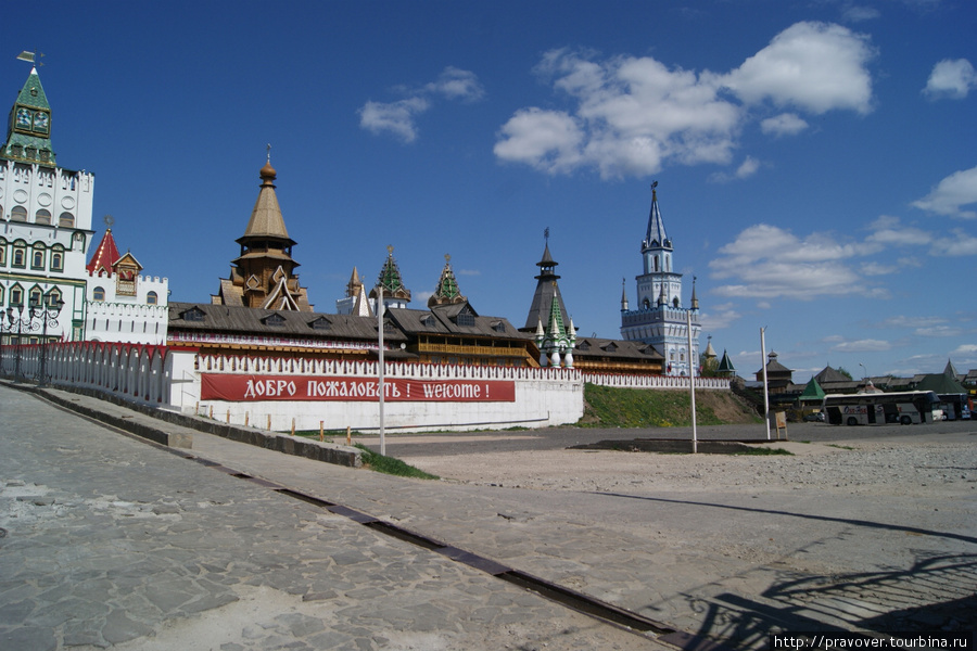 Измайловский кремль на 9 мая Москва, Россия