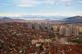 Вид на Анкару из крепости