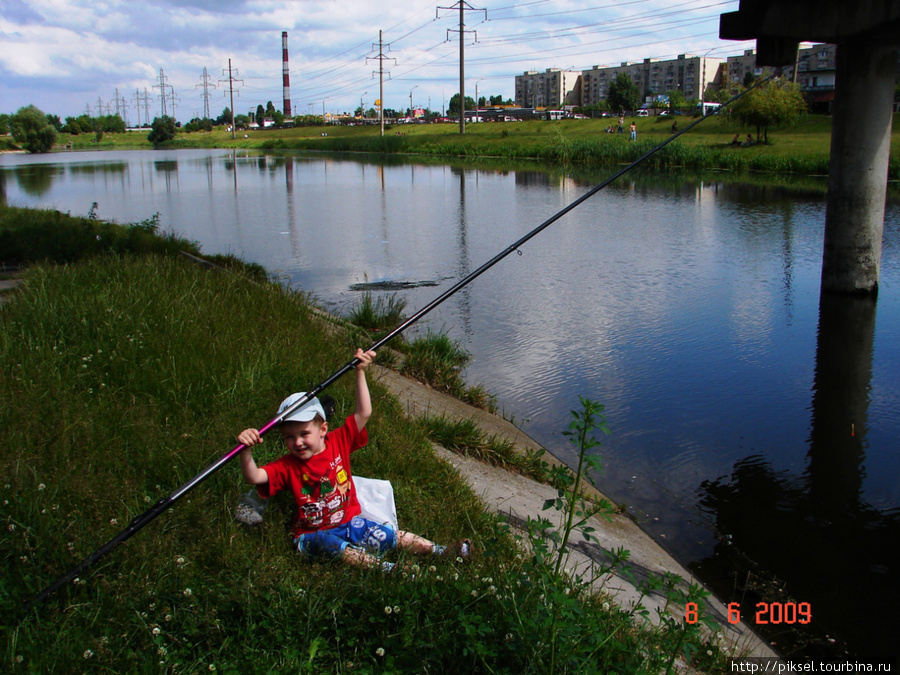 Ловись рыбка большая и маленькая...  А сколько радости?! Киев, Украина