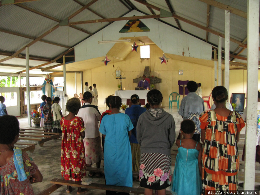 Богослужение Ванимо, Папуа-Новая Гвинея