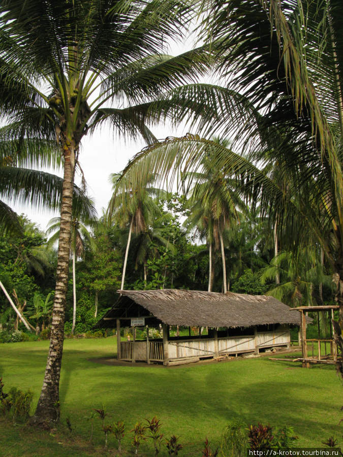 Хижины встречаются иногда Аитапе, Папуа-Новая Гвинея