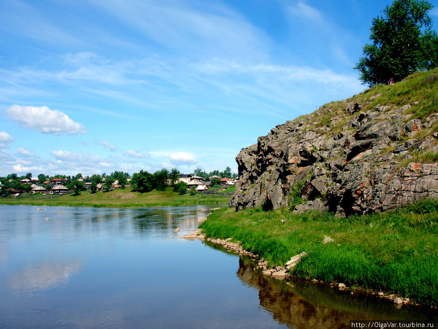 Река Тура Верхотурье, Россия