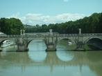 мост через Тибр к замку св.Ангела