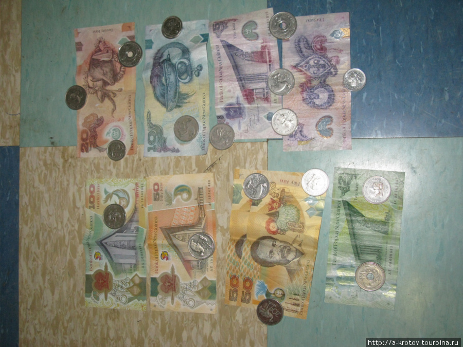 Деньги Папуа-Новой-Гвинеи, почти полный набор Маданг, Папуа-Новая Гвинея