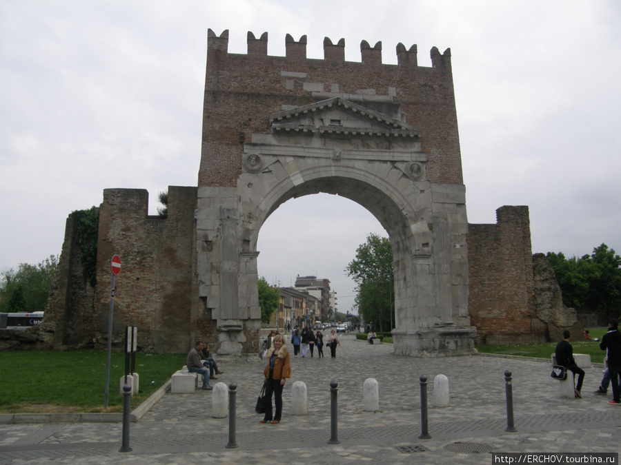 Центр города Римини, Италия