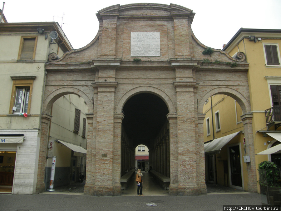 Центр города Римини, Италия