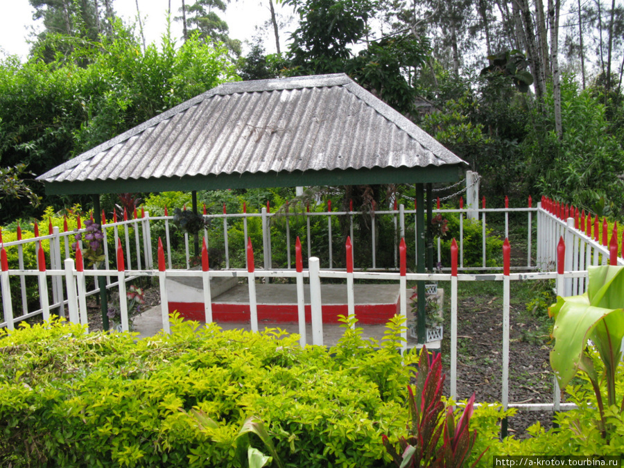 некоторые люди строят своим родичам после смерти понтовые гробницы Вабаг, Папуа-Новая Гвинея