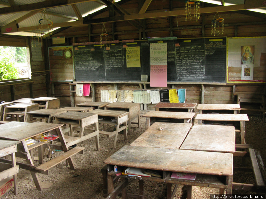 Это подборка из разных школ. В основном — начальные, деревенские школы, каких большинство Папуа-Новая Гвинея