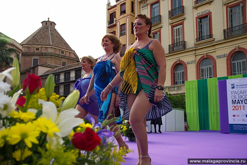 Открытие недели пожилых людей. Показ мод. Малага, май 2011 Малага, Испания