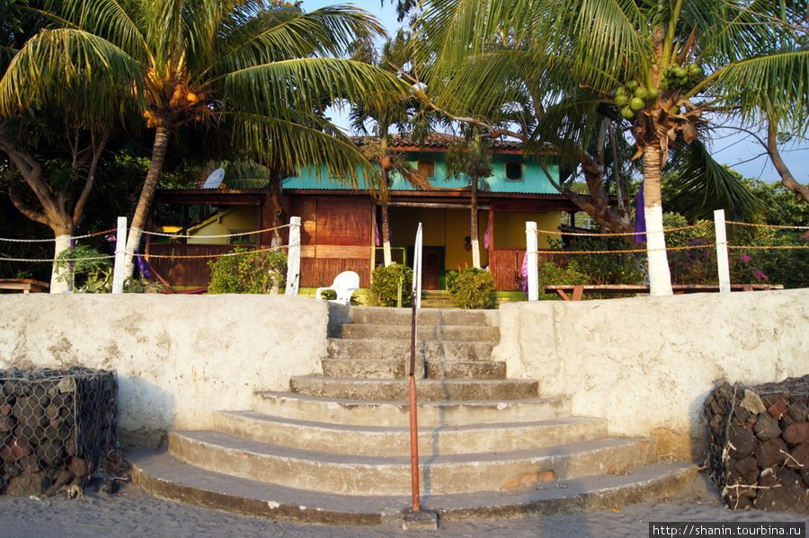 Отель на пляже Санто-Доминго с собственным пляжем Остров Ометепе, Никарагуа