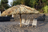 Зонтик на пляже Санто Доминго