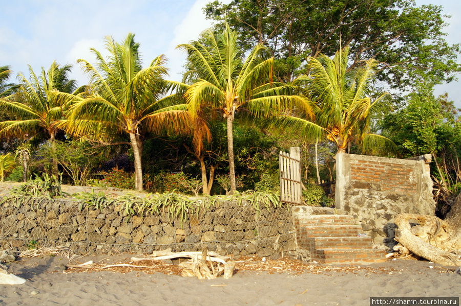 Гостиница прямо на пляже Остров Ометепе, Никарагуа