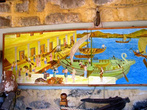 Панно в крепости-морская жизнь в Галикарнасе