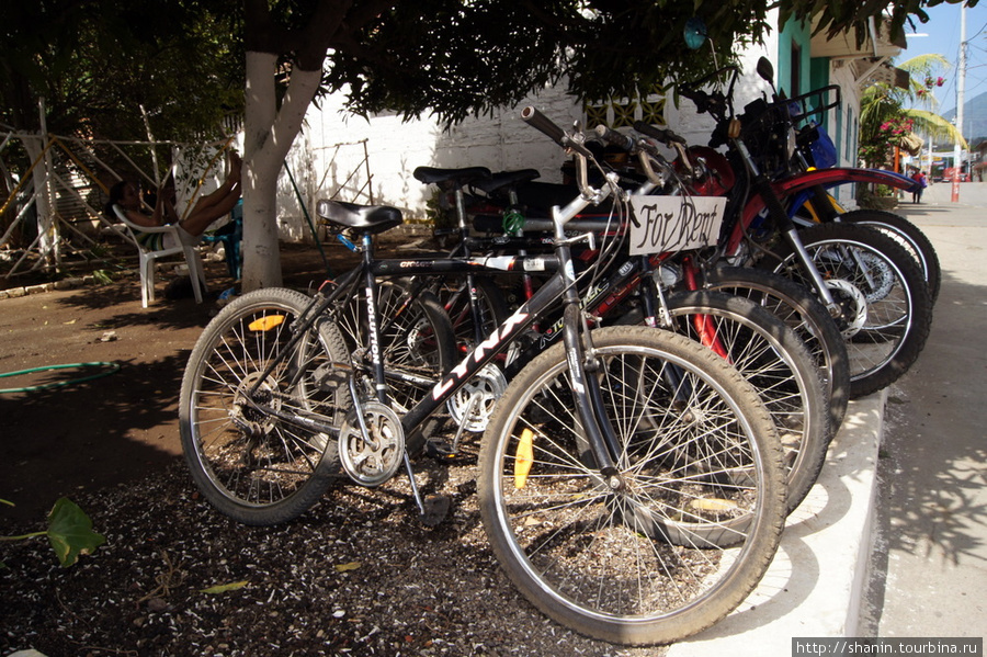 Велосипед можно взять напрокат Остров Ометепе, Никарагуа