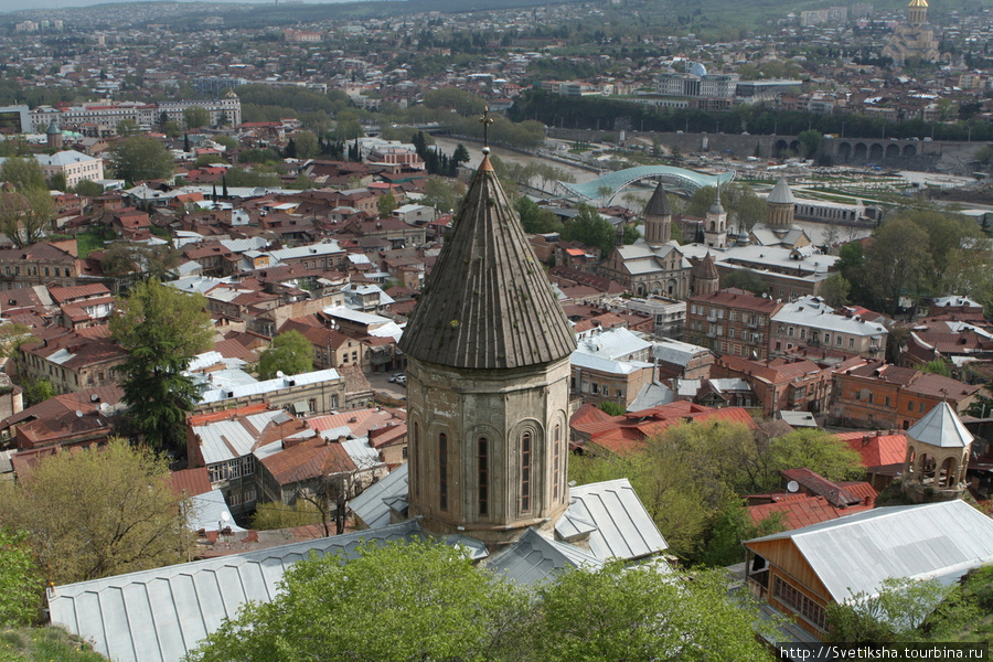 Mother Georgia - сверху все видно Тбилиси, Грузия