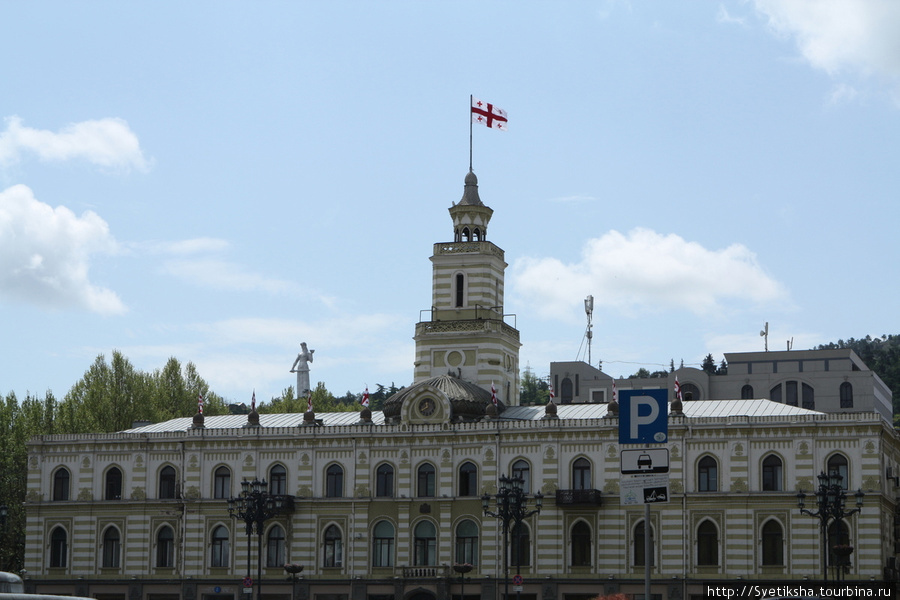 Главная артерия города - Проспект Руставели Тбилиси, Грузия