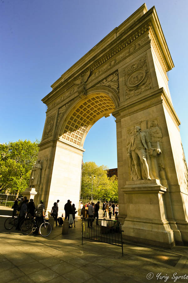 Вашингтонская арка Нью-Йорк, CША