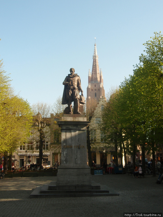 Статуя Симона Стевина Брюгге, Бельгия