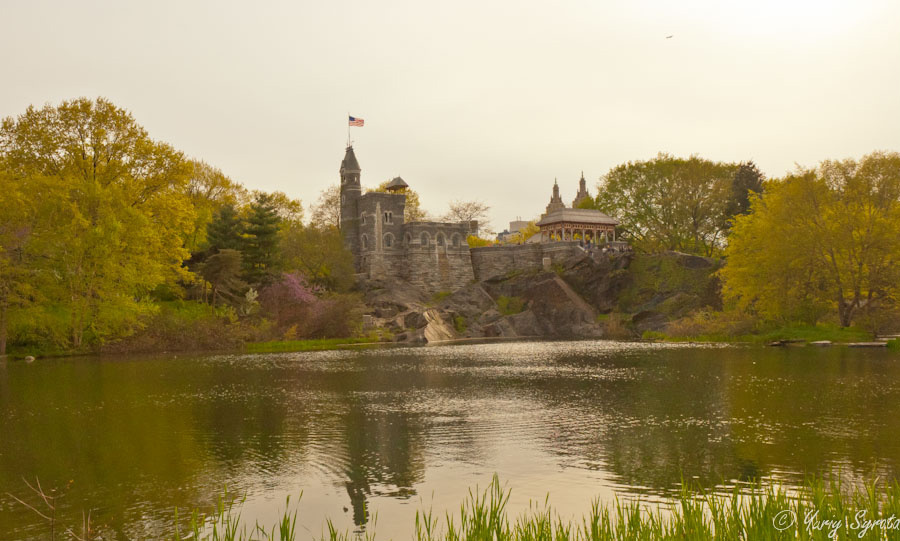 Belvedere Castle. Построен в 1869г Нью-Йорк, CША