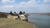 Хотинская крепость и вид на реку Днестр