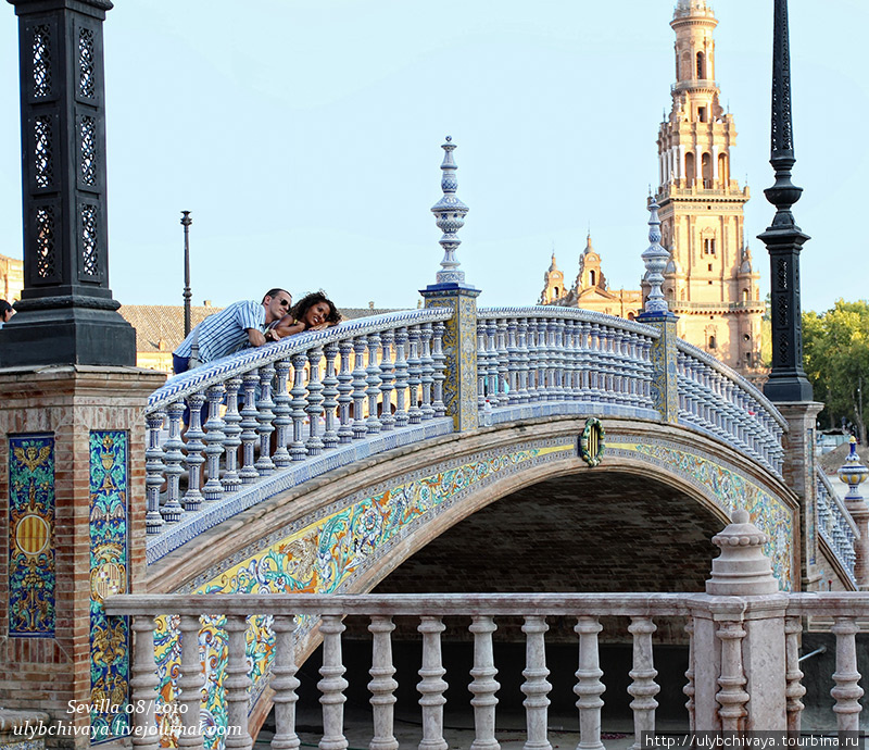 Площадь Испании (Plaza de España) Севилья, Испания