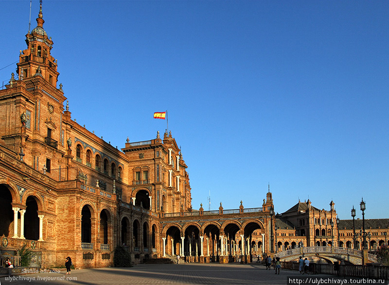 Площадь Испании (Plaza de España) Севилья, Испания