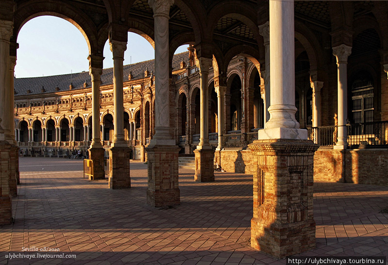 Площадь Испании (Plaza de España) Севилья, Испания