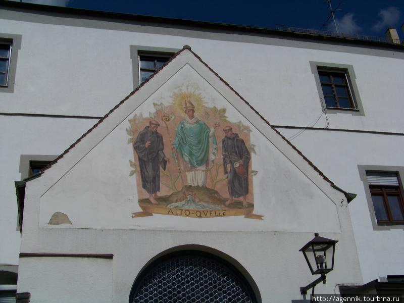 Портик с фреской — св. Альто Альтомюнстер, Германия