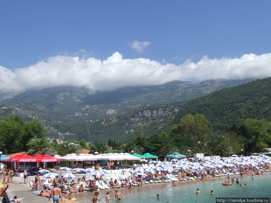 Будванский пляж Черногория